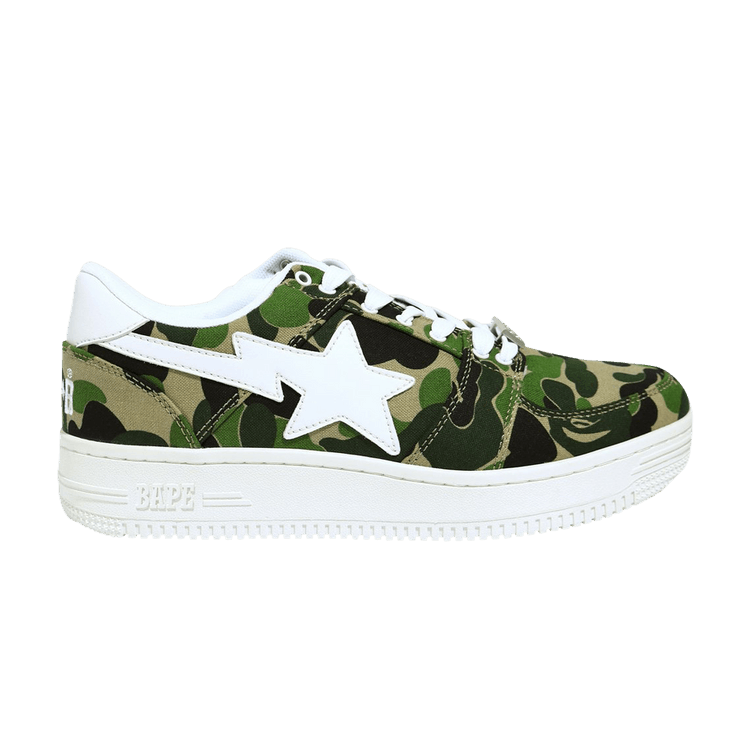 

Кроссовки BAPE Bapesta Basket Low 'ABC Camo', зеленый
