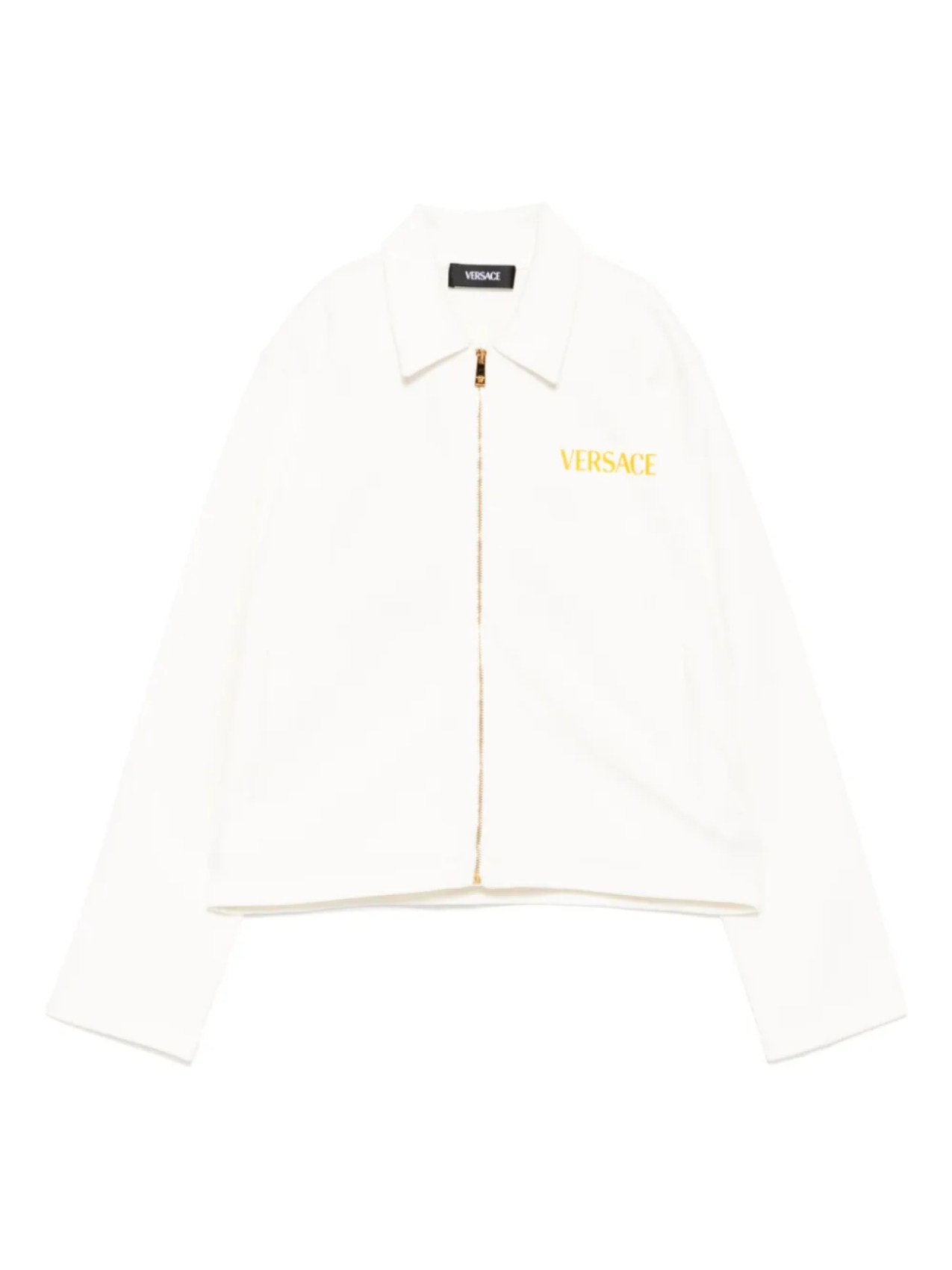 

Versace Kids толстовка на молнии, белый