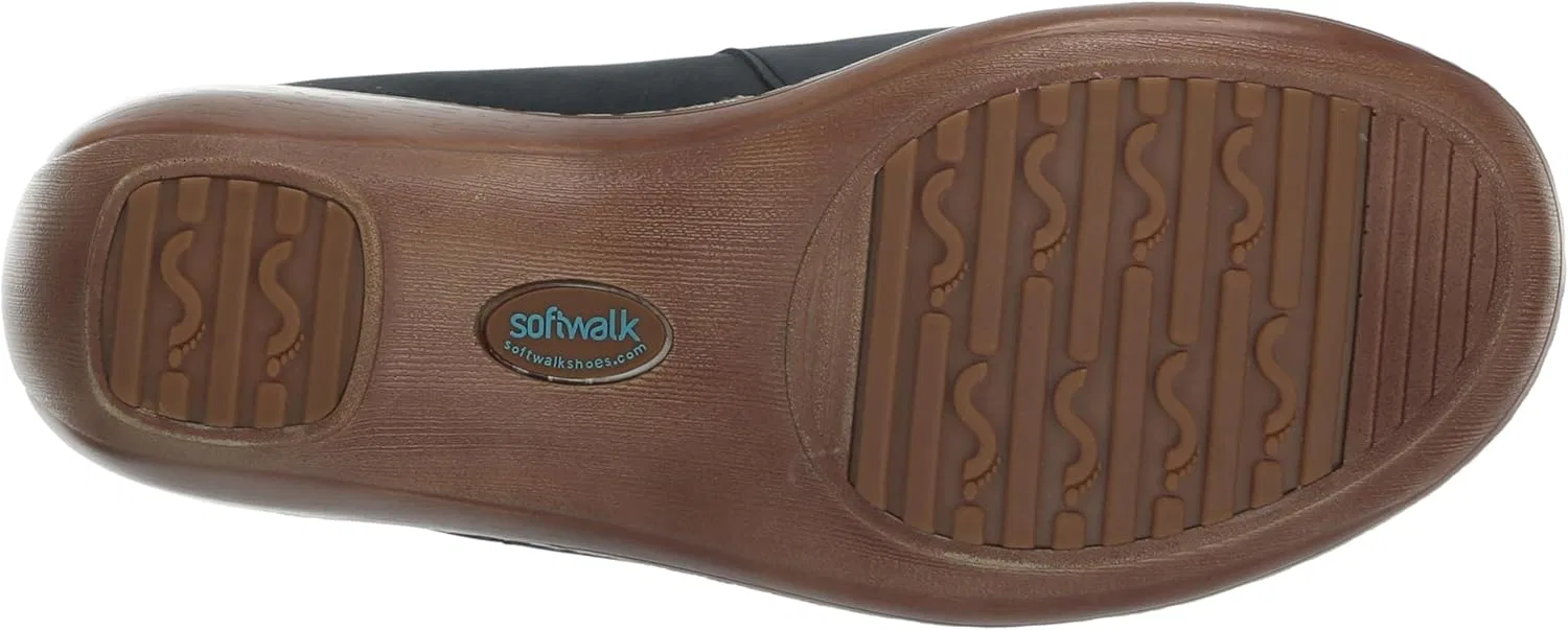 Женские деревянные туфли Softwalk Madison, Navy Nubuck — фото 4