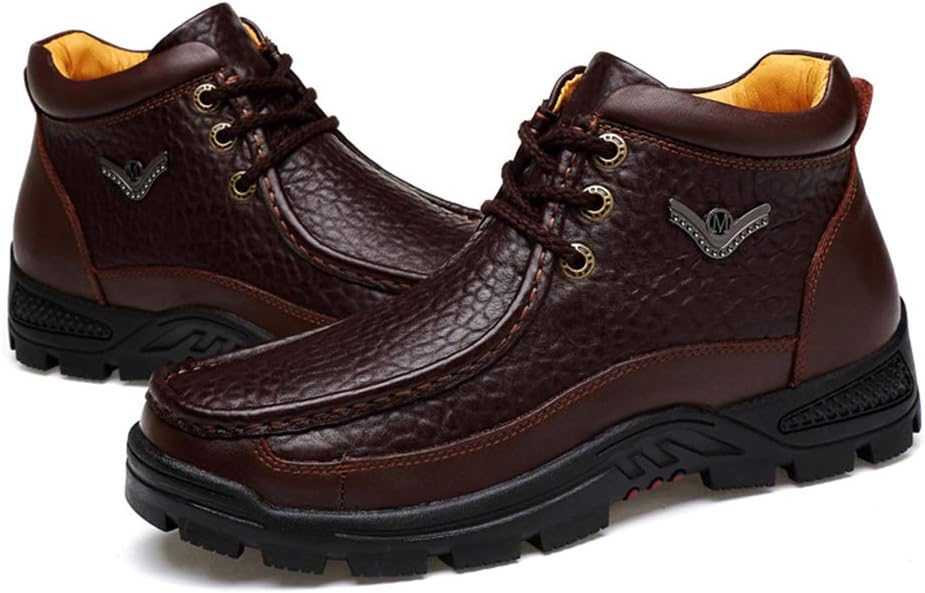 

Мужские боевые ботинки, с плюшевой подкладкой, шнуровка, хлопковые ботинки для активного отдыха, походов и бездорожья, черные, размер 42/UK 8/US 8.5 Jlfzc