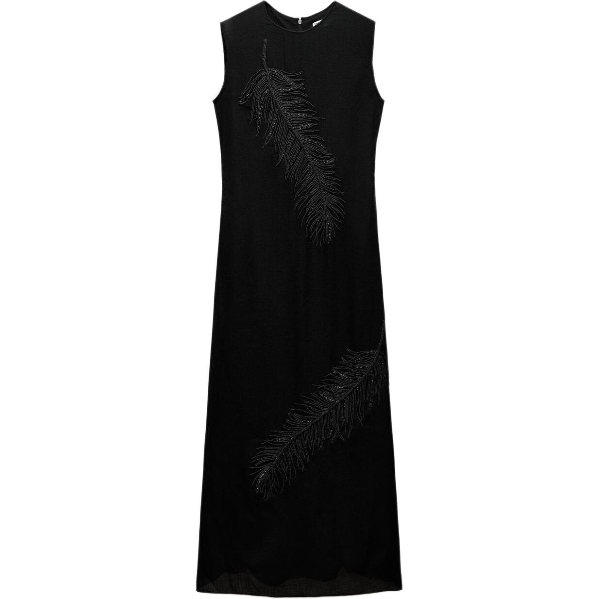 

Платье без рукавов женское черное Zara
