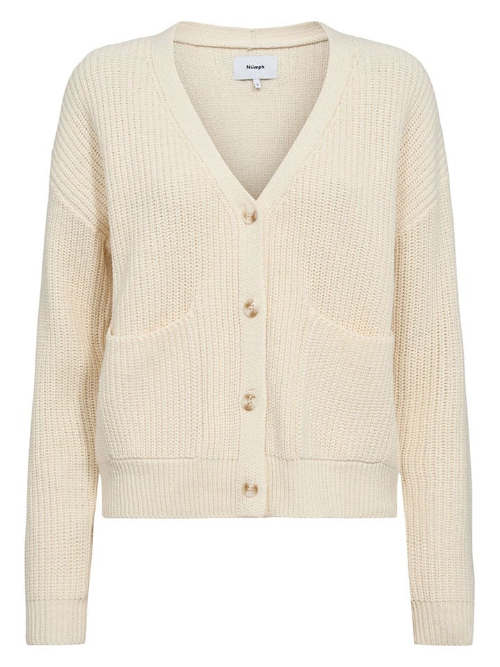 

NÜMPH Кардиган «Марлен» кремового цвета