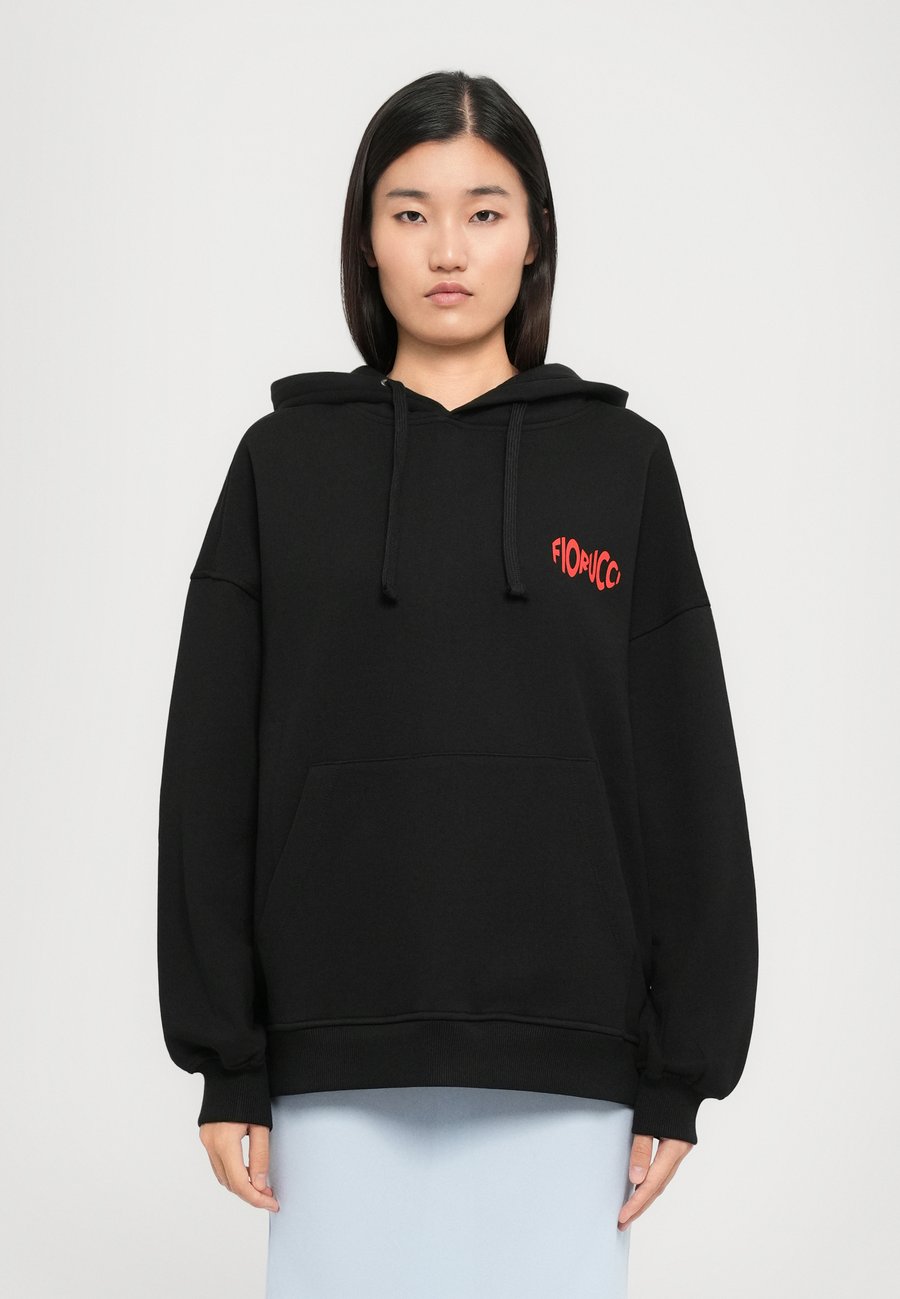 

Толстовка Fiorucci WOMEN CHERRY MOUTH PRINT HOODIE, Black
