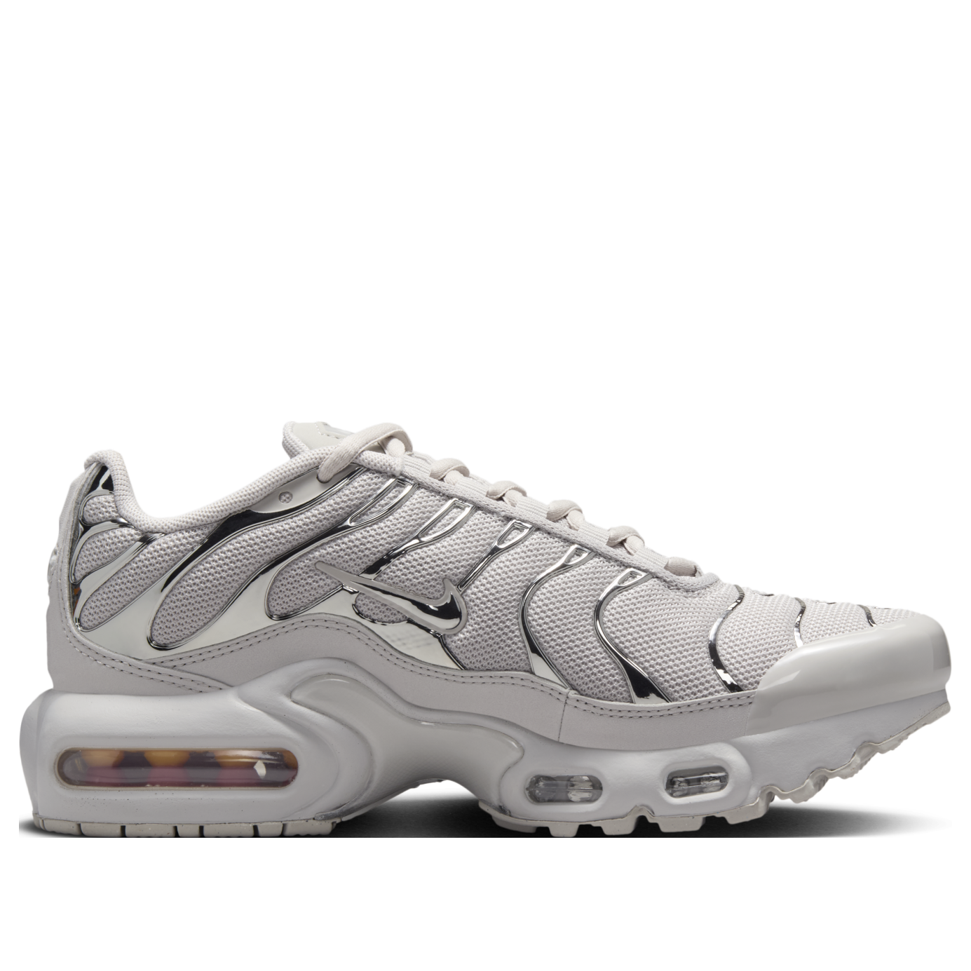 (GS) Nike Air Max Plus 'Light Iron Ore Gym Red Smoke Grey Metallic Silver' — фото 2