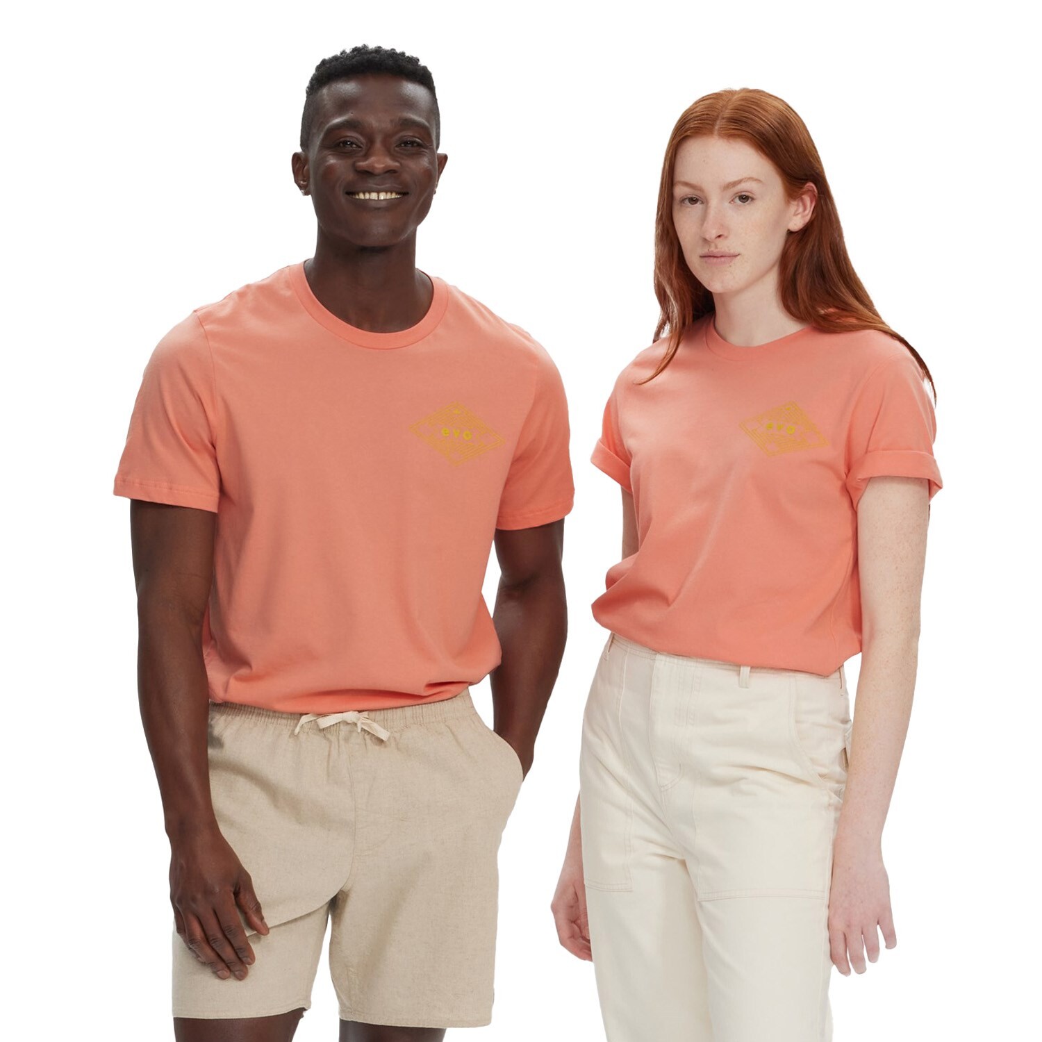 

Футболка evo Diamond, цвет Dull Orange