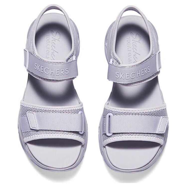 Пляжные сандалии женские светло-фиолетовые Skechers — фото 4