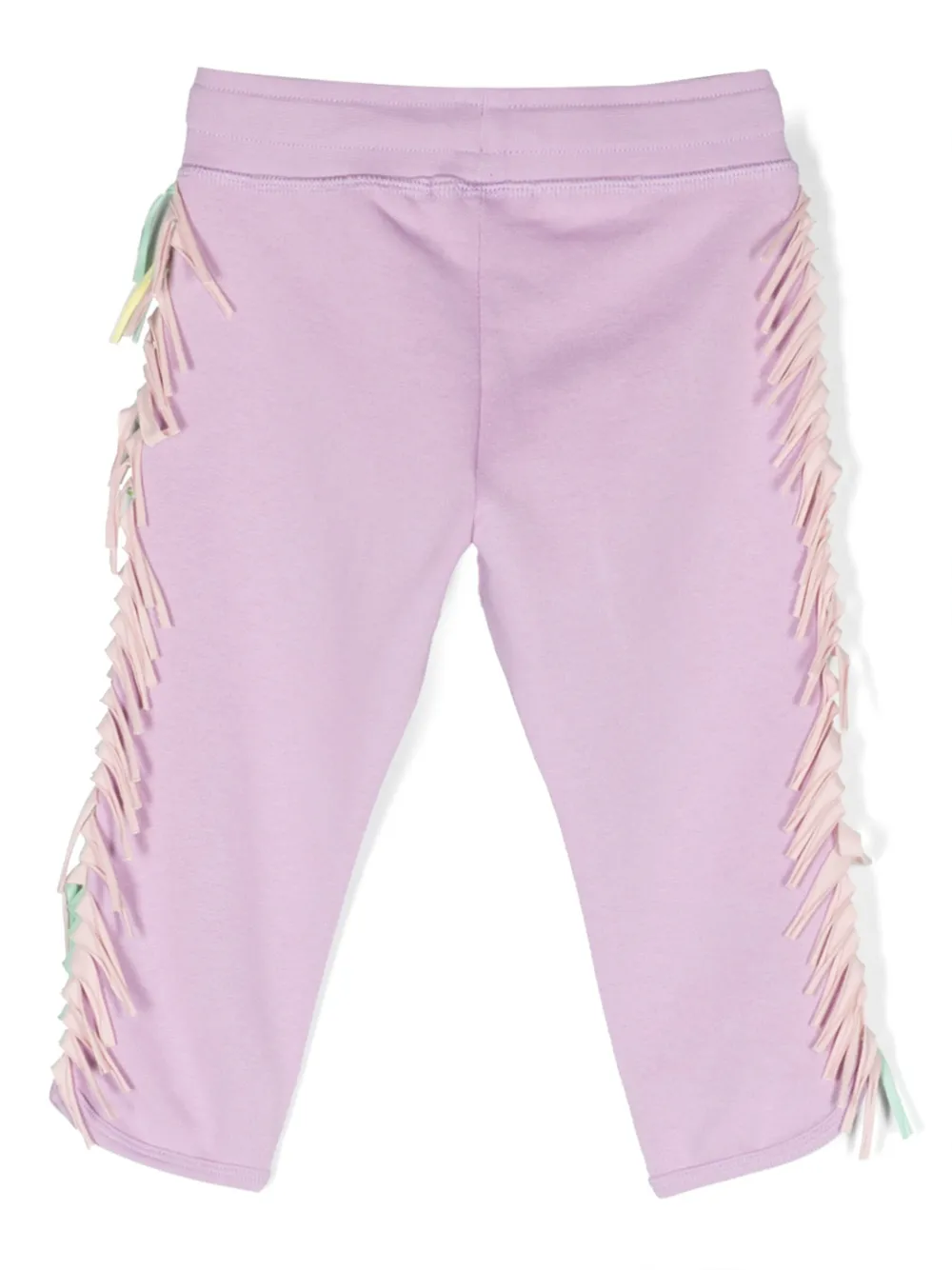Спортивные брюки с бахромой Stella Mccartney Kids, фиолетовый — фото 2