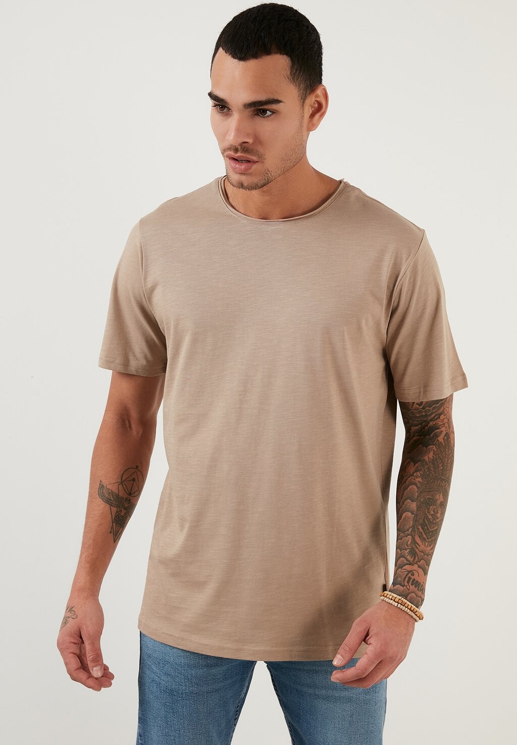 

Базовая футболка Slim Fit Buratti, цвет mink