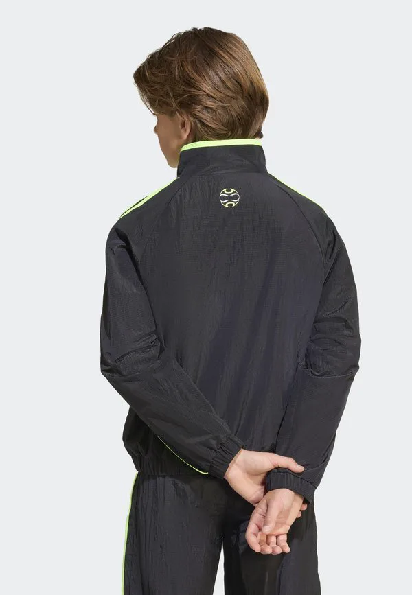 Легкая куртка teamgeist унисекс Adidas Originals, Black/Signal Green — фото 3