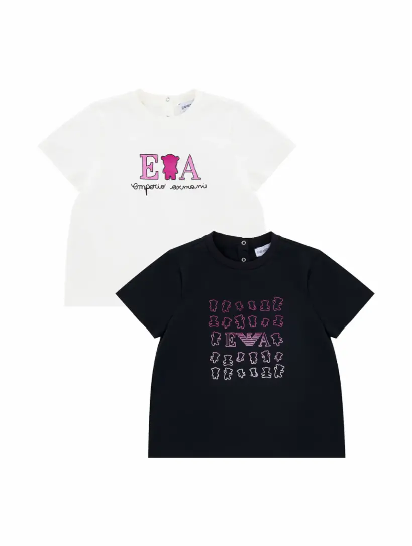 

Набор из двух футболок EMPORIO ARMANI, мультиколор