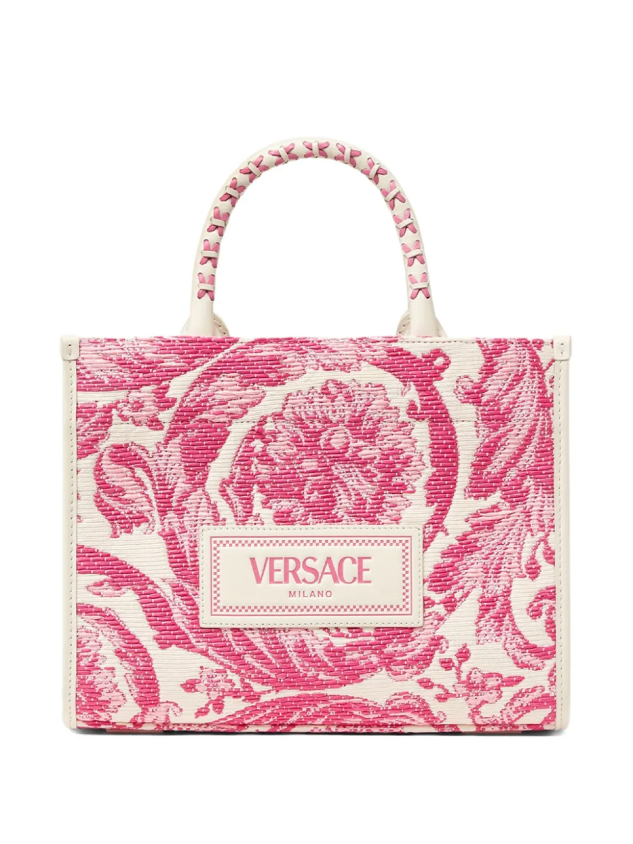 

Versace маленькая сумка-тоут Barocco Athena, розовый