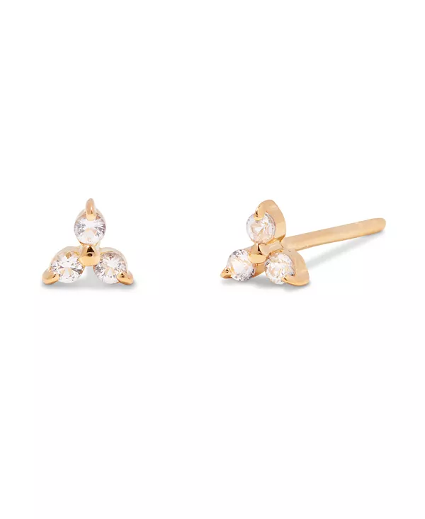 

Серьги Leighton с белым топазом, покрытым 14-каратным золотом Brook & York, gold