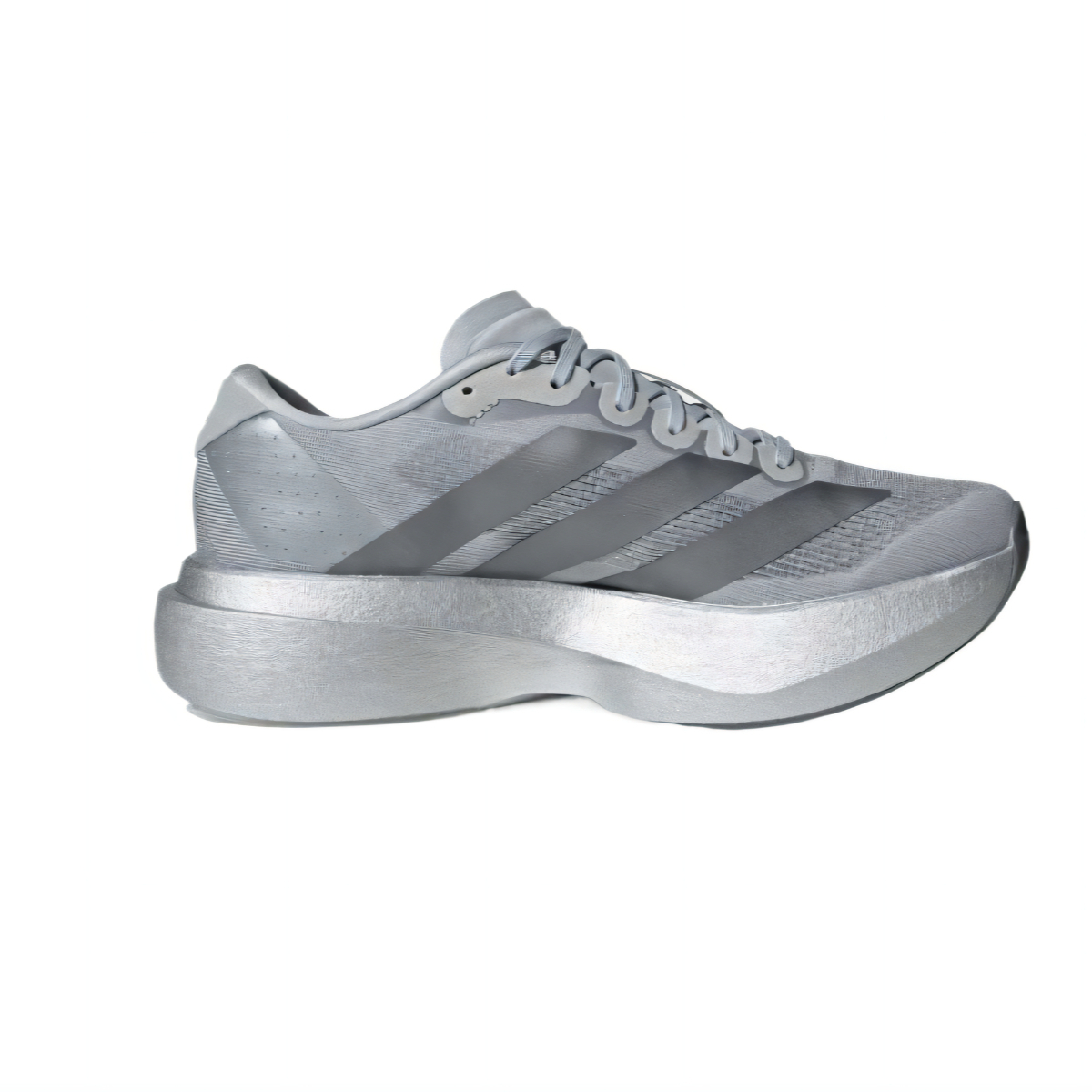 Adidas Adizero Evo SL Low top детские кроссовки для бега Silver Metal/Iron Metal/Gray Metal Unisex — фото 2