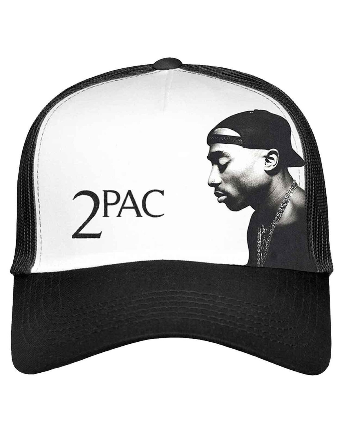 

Фото профиля Бейсбольная кепка Trucker Tupac, черный