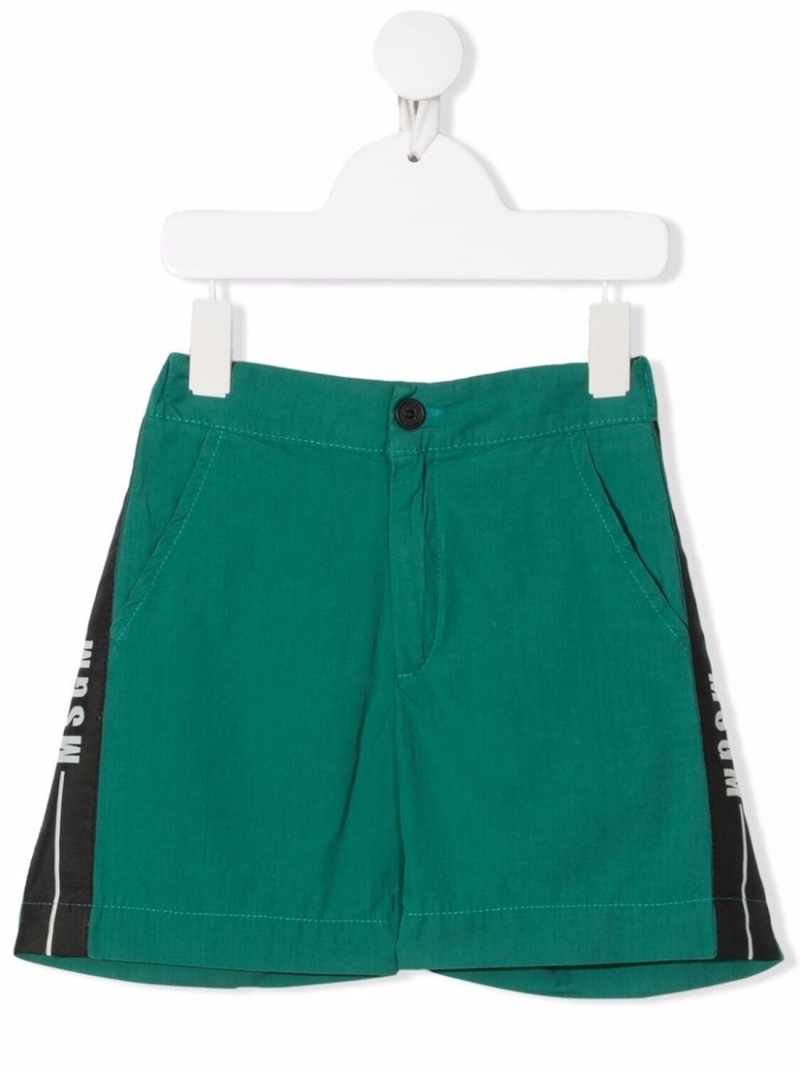 

MSGM Kids шорты с логотипом, зеленый
