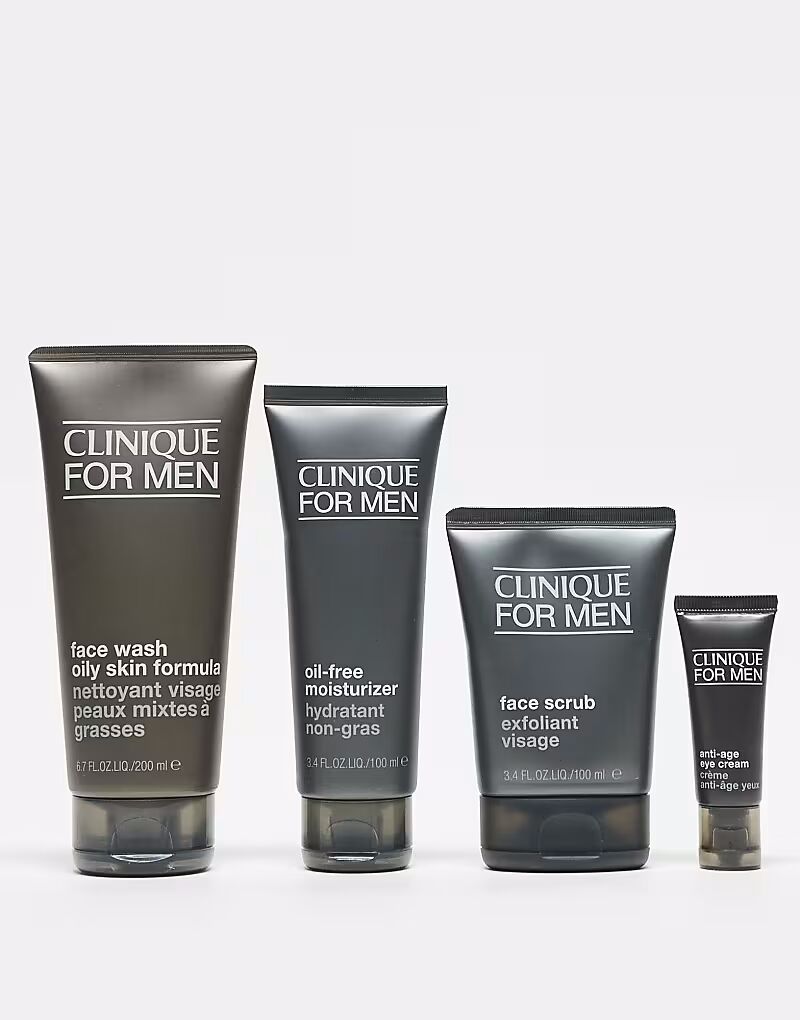 

Подарочный набор средств по уходу за кожей For Men: для жирной кожи Clinique