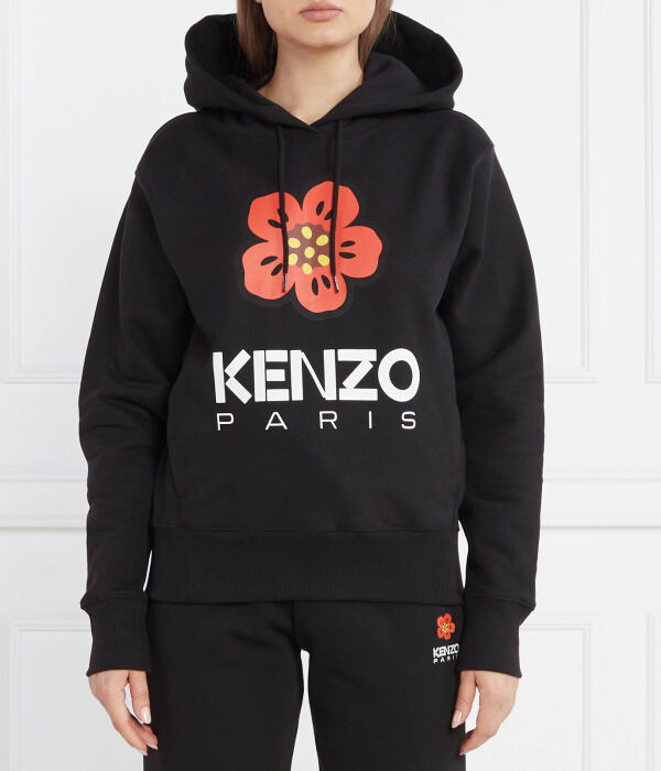 

Толстовка женская Kenzo с цветком, черный