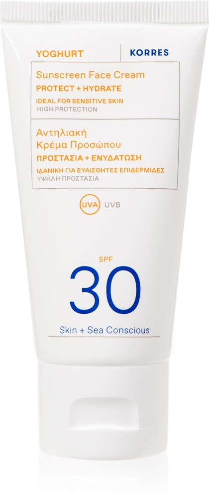 

Солнцезащитный крем для лица с йогуртом SPF 30 Korres, 50 мл