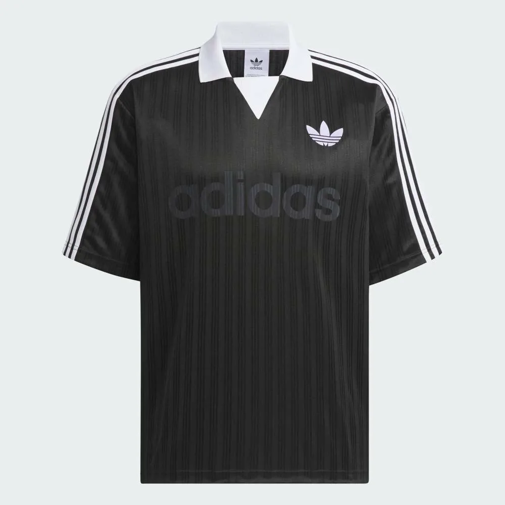 Вратарская футболка с воротником Adidas, black — фото 4