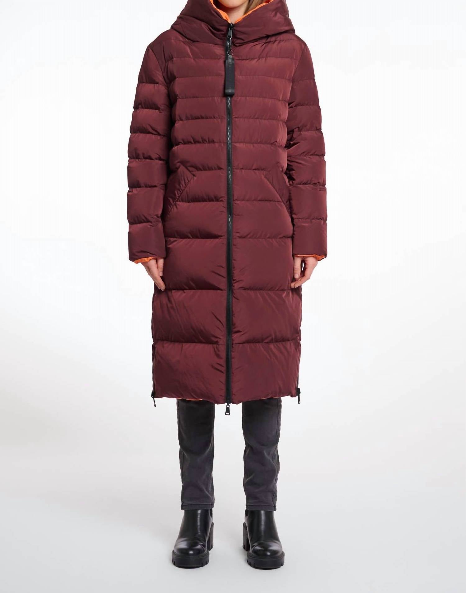 

RINO & PELLE Двусторонняя куртка Keila в цветах «шоколадная фасоль» и «апельсин»