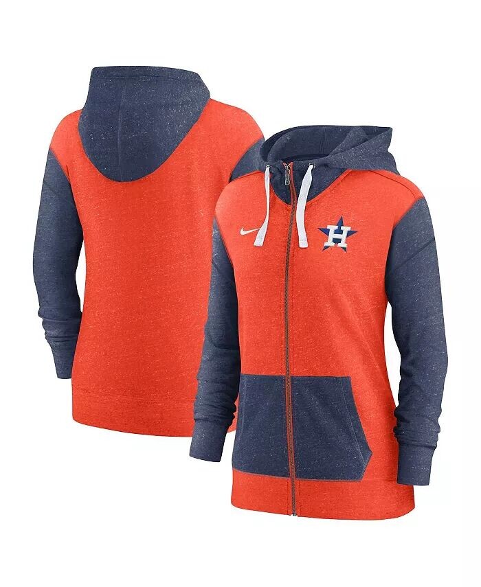 

Женская оранжевая толстовка с молнией во всю длину Houston Astros Nike