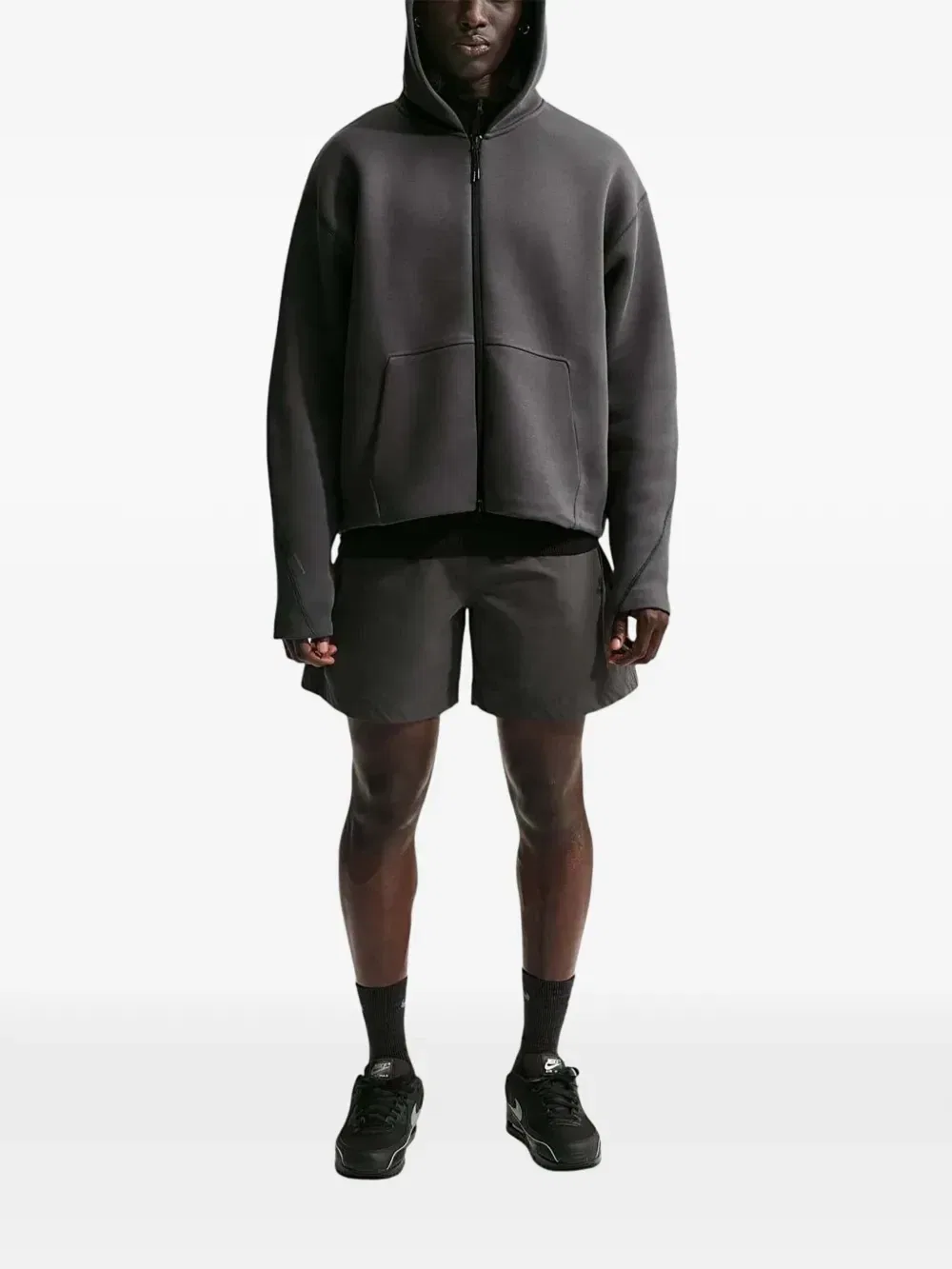 Худи на полной молнии Nike, серый