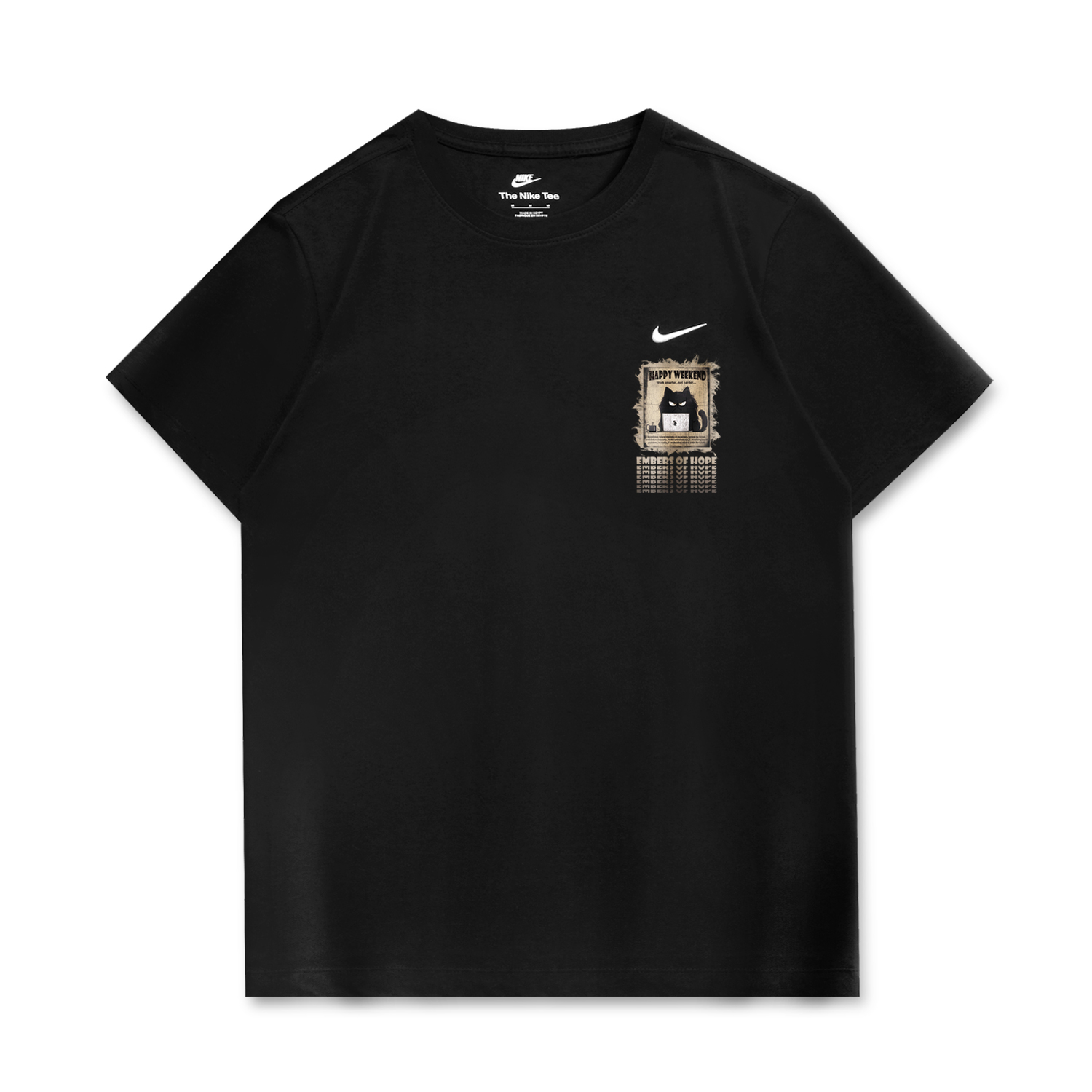 

Nike Футболка унисекс черная, Черный, Nike Футболка унисекс черная