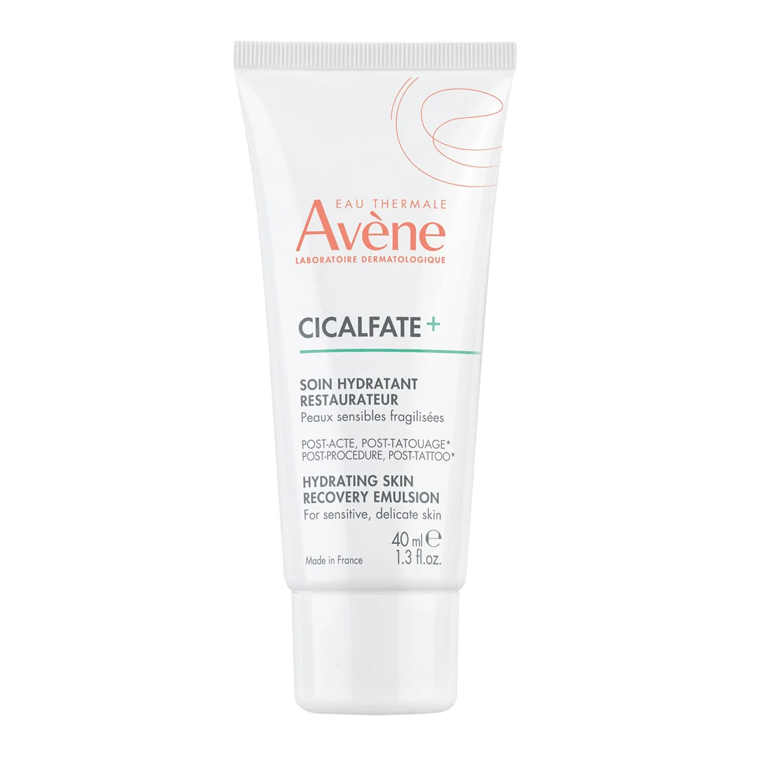 Avène Cicalfate+ увлажняющая эмульсия для восстановления кожи после процедур и татуировок, восстанавливает защитный барьер, 24-часовое увлажнение, 38 мл 38,4 мл (1 шт.), blue