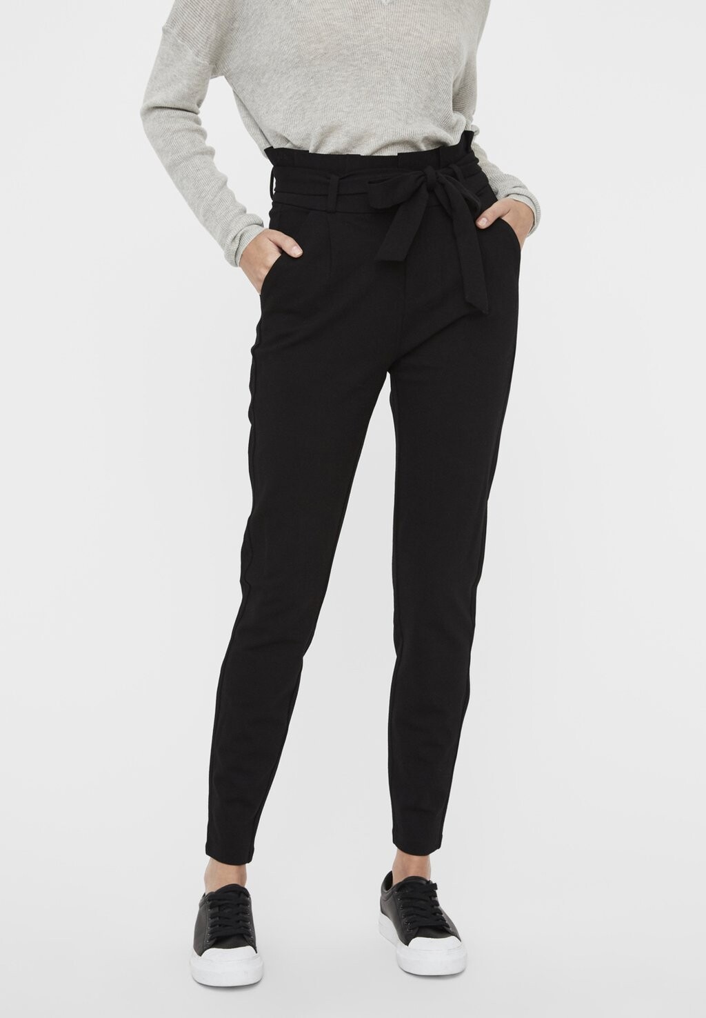

Брюки Vero Moda, черный Hr Paperbag Ga Noos, черный