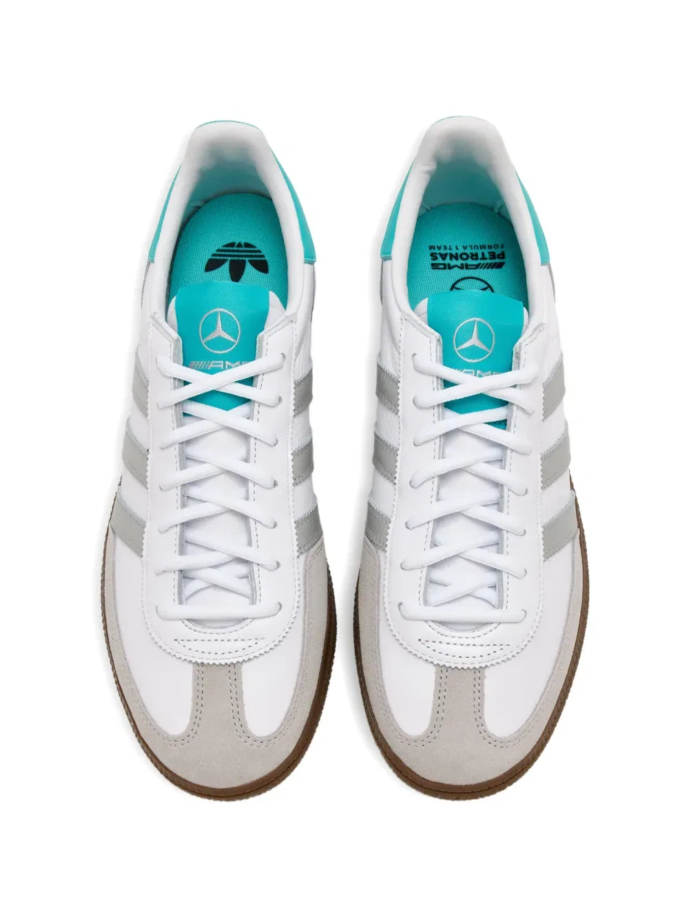 Гандбольные кроссовки Mercedes Adidas, белый — фото 3