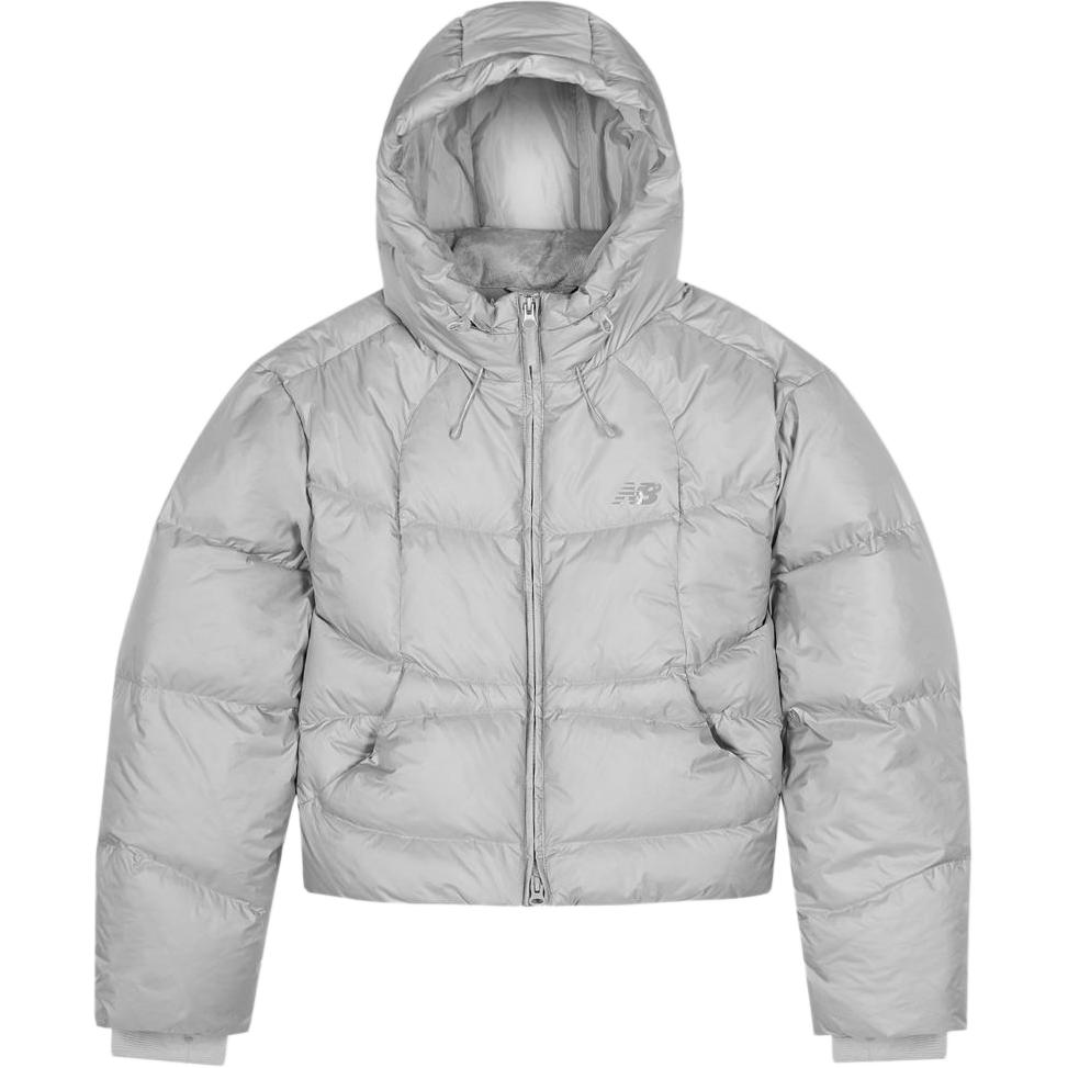 

Женская пуховая куртка New Balance, серебряный