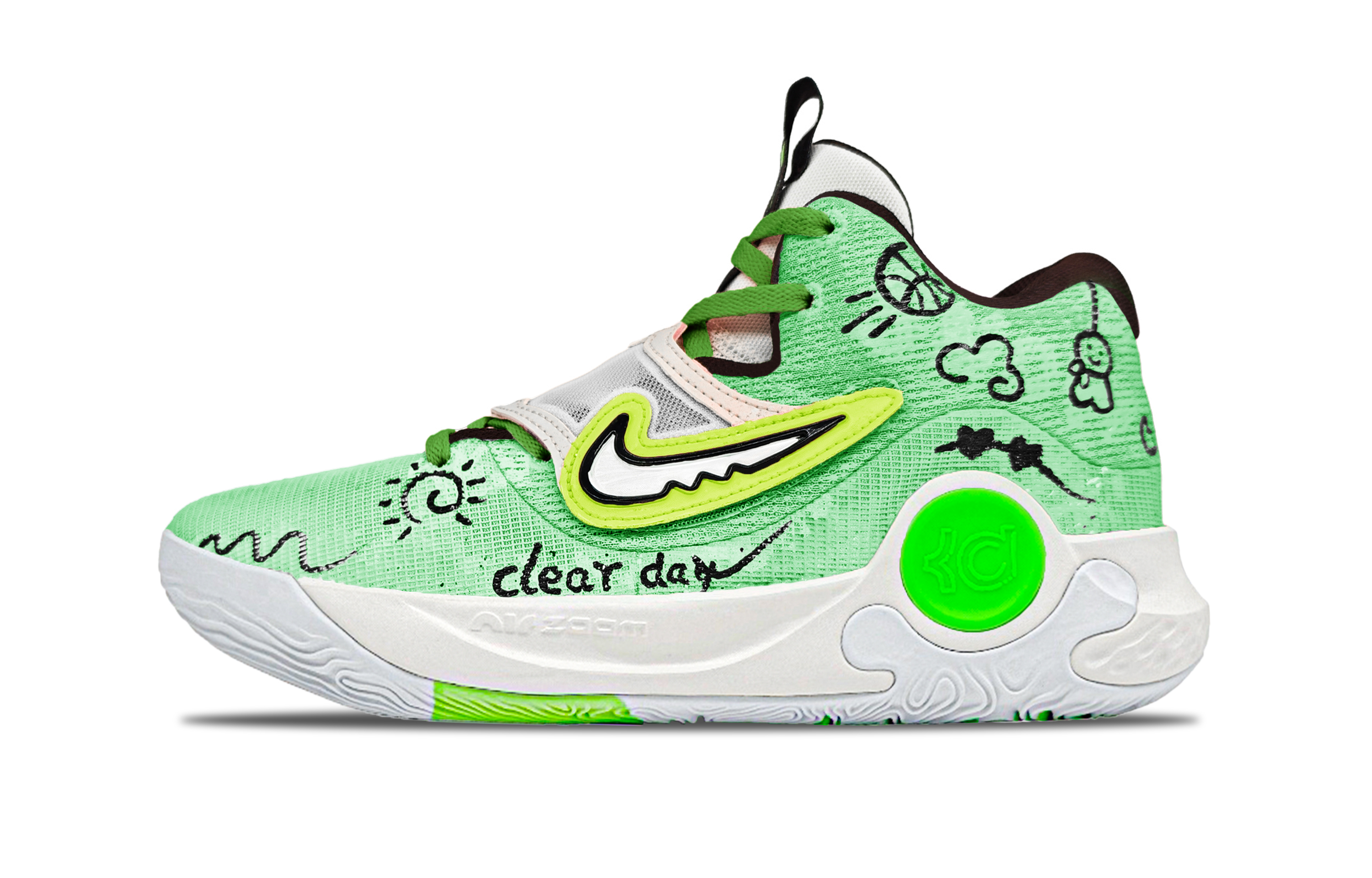 

Nike Баскетбольные кроссовки KD Trey 5 X мужские, средние, белые