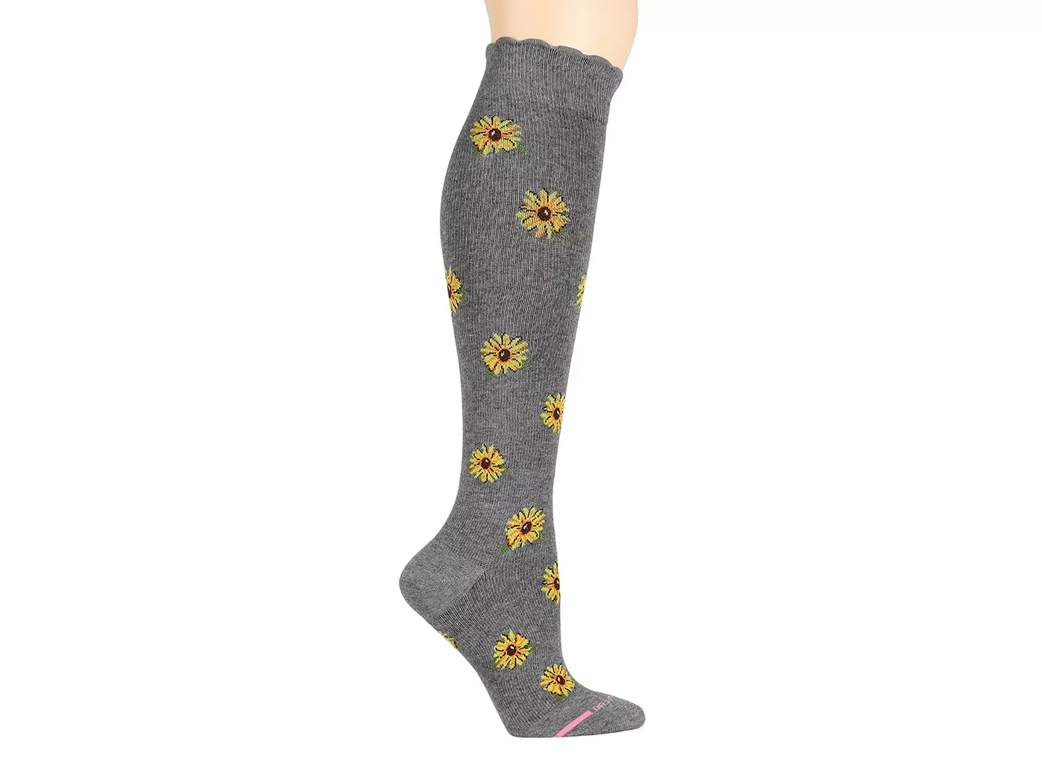 

Женские компрессионные гольфы Dr. Motion Sunflower, серые