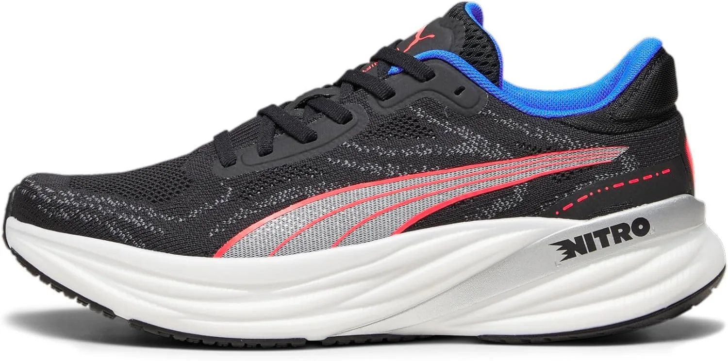 Кроссовки PUMA Unisex Magnify Nitro 2 Laufschuhe, черный/синий