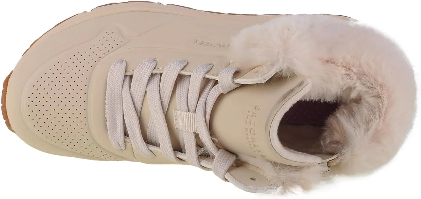 Зимние кроссовки Skechers Mädchen Uno Fall Air, Natural Synthetic Trim — фото 4
