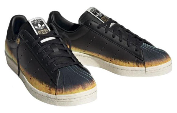 Кроссовки оригиналы суперзвезда 80-х x хан мейлин Adidas, черный — фото 3