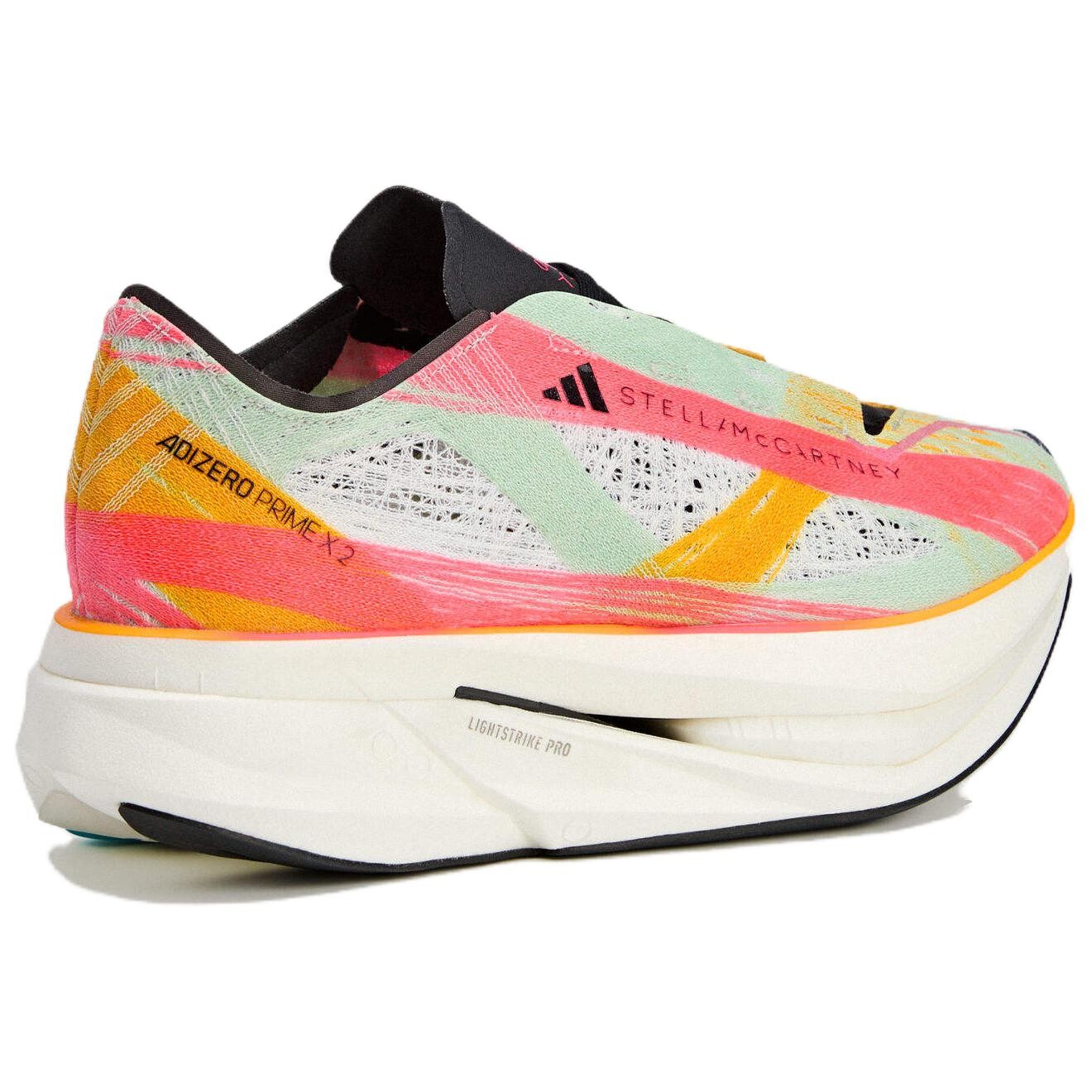 Кроссовки для бега Stella Mccartney X Adizero Prime X 2.0 женские с низким верхом, разноцветные Adidas — фото 3