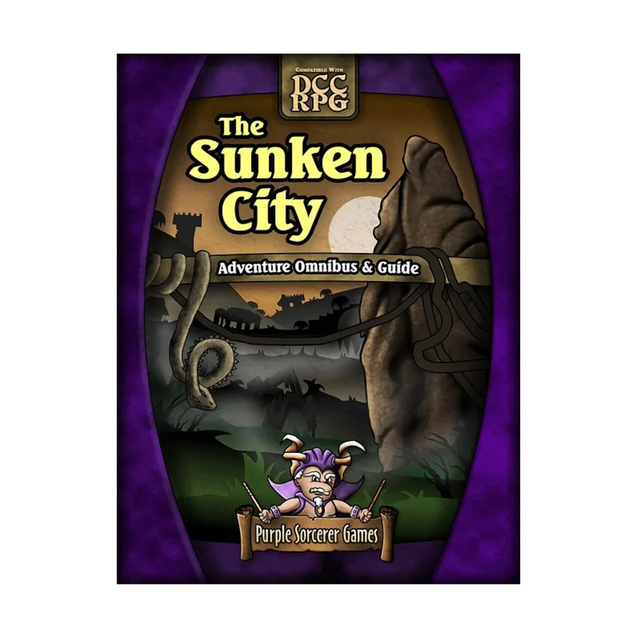 

Sunken City - Omnibus & Guide, Dungeon Crawl Classics (Purple Sorcerer Games), твердый переплет