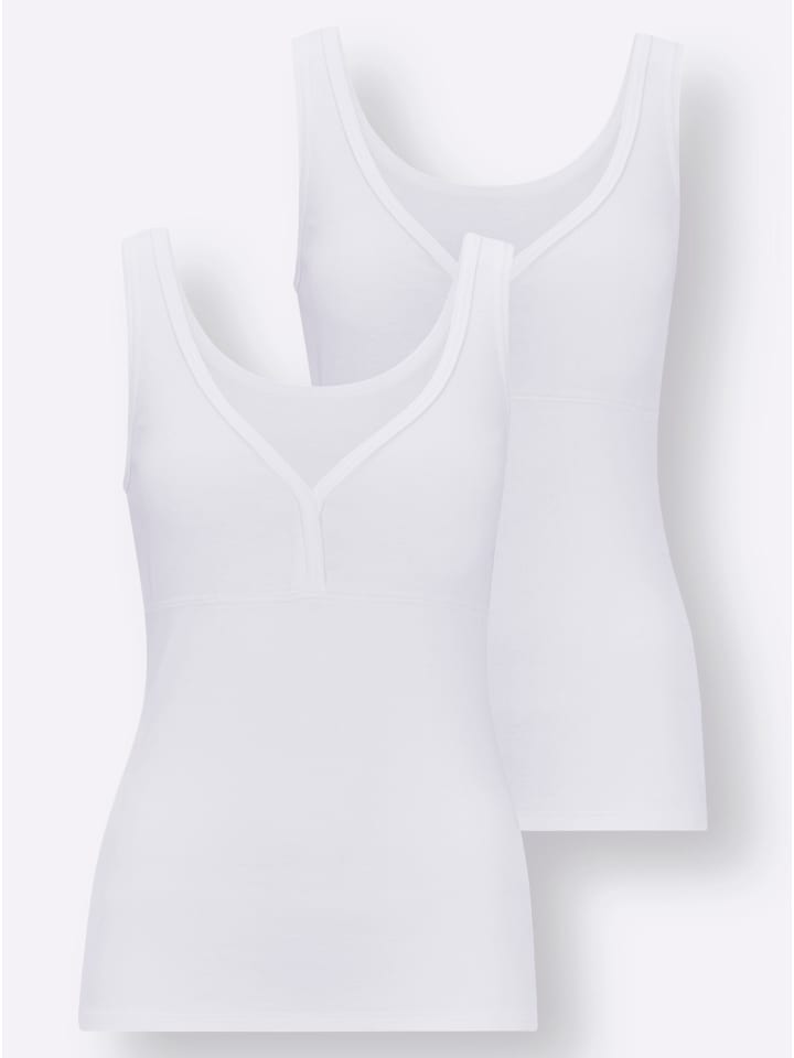 

WITT WEIDEN Топ-бра белого цвета