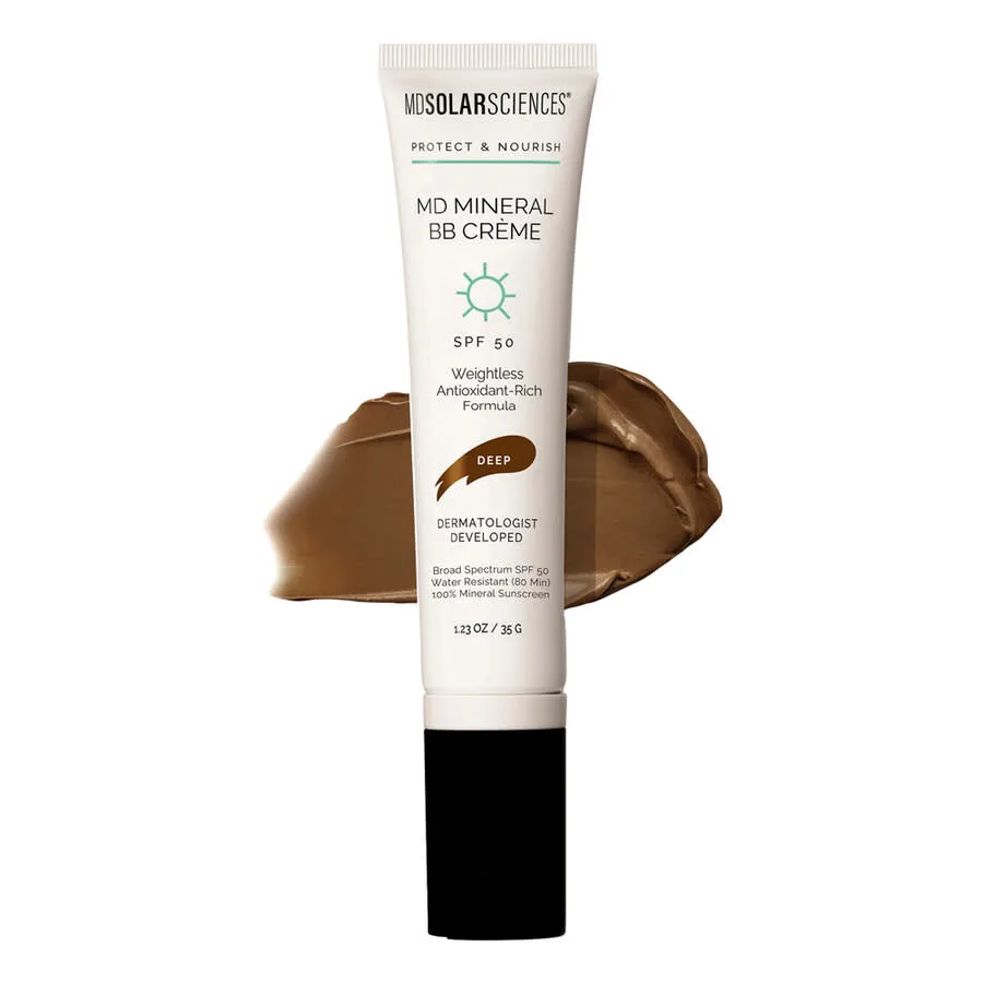 Крем для лица SPF50 MD SOLAR SCIENCES Леди MD Минеральный BB Уход за темной кожей