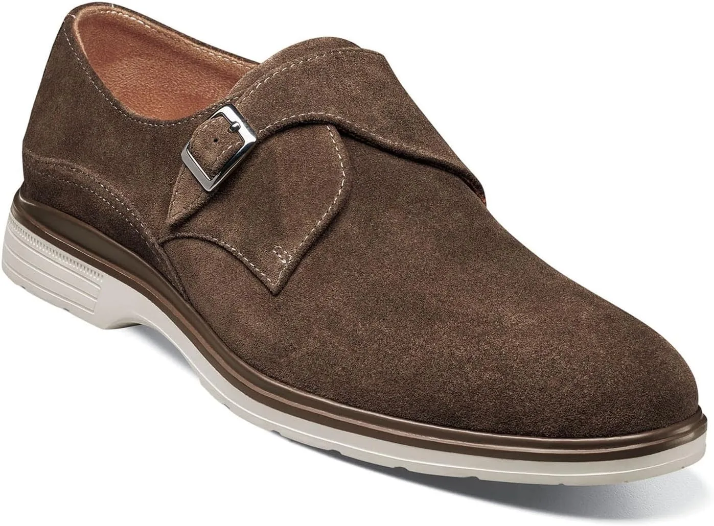 Туфли-монки Stacy Adams Taylen Monk Strap Monk Buckle Shoe, коричневый — фото 2