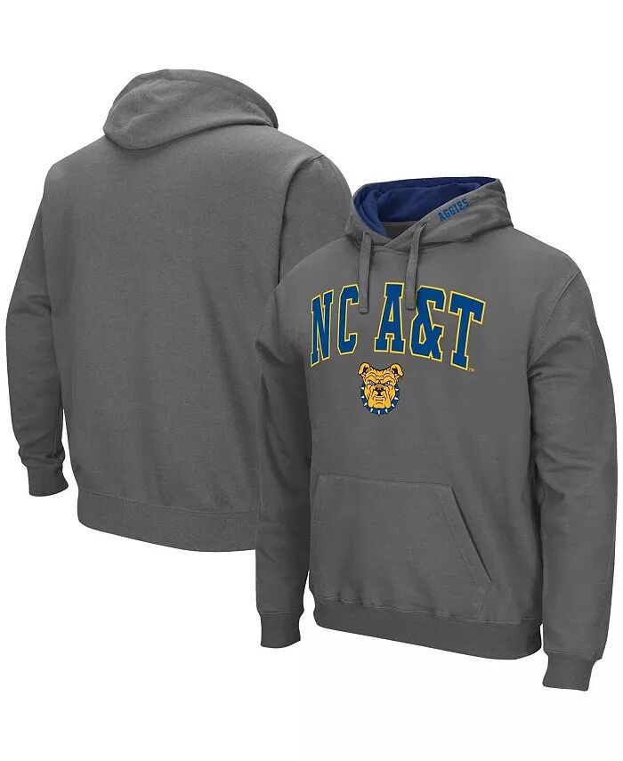 

Мужская толстовка с капюшоном A&T Aggies Arch & Logo из Северной Каролины Colosseum, серый