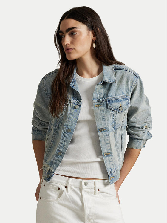 

Джинсовая куртка regular fit 211969393001 Polo Ralph Lauren, синий