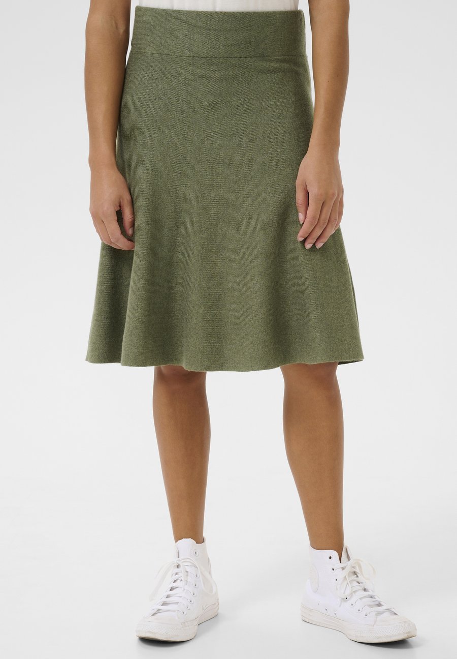 

Юбка Culture CUANNEMARIE SKIRT, Burnt Olive Melange/Olive