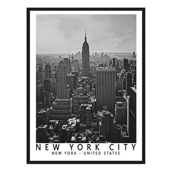 

Картина Any Image New York City Black & White