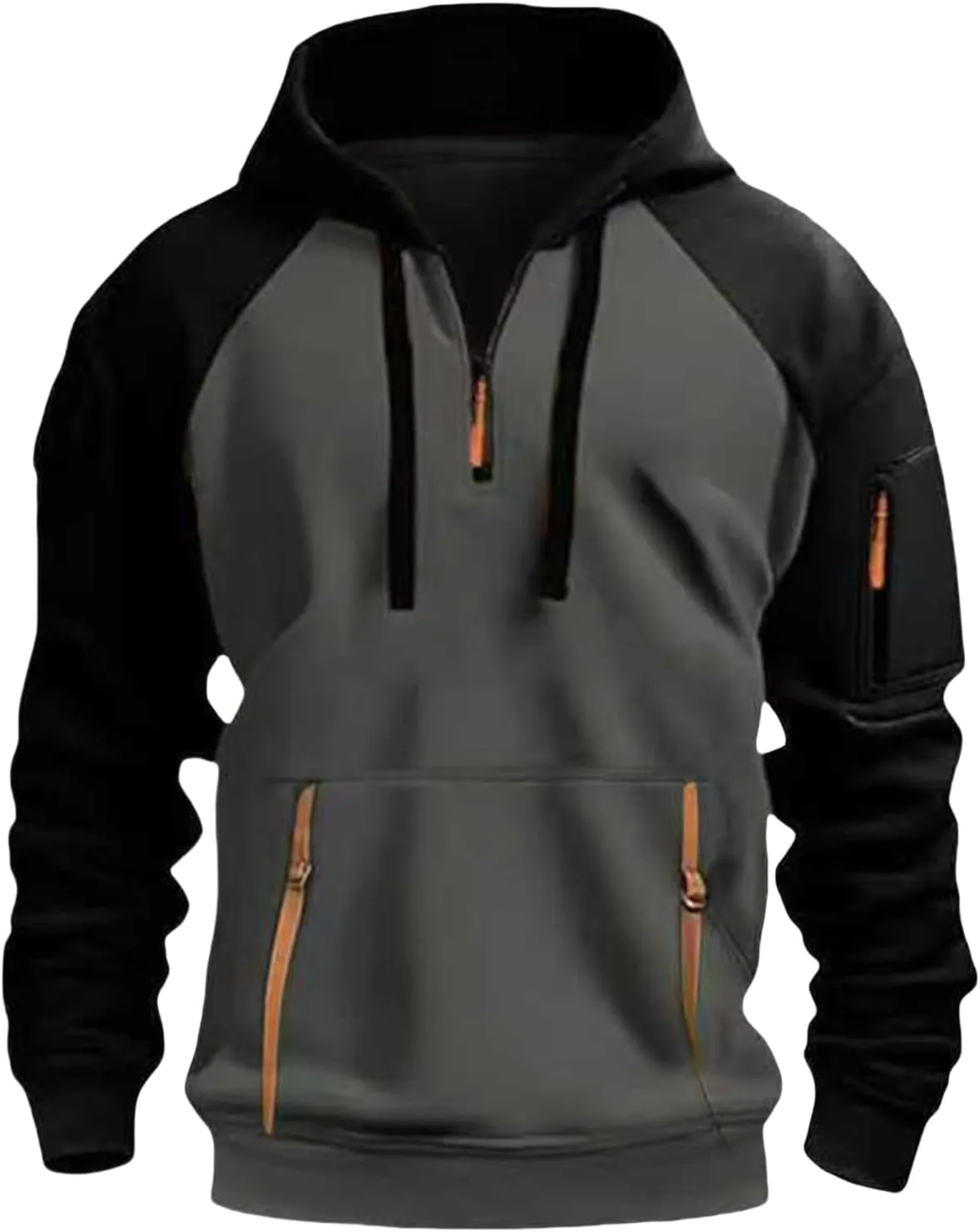 

Мужская флисовая толстовка с молнией на четверть XDFVC