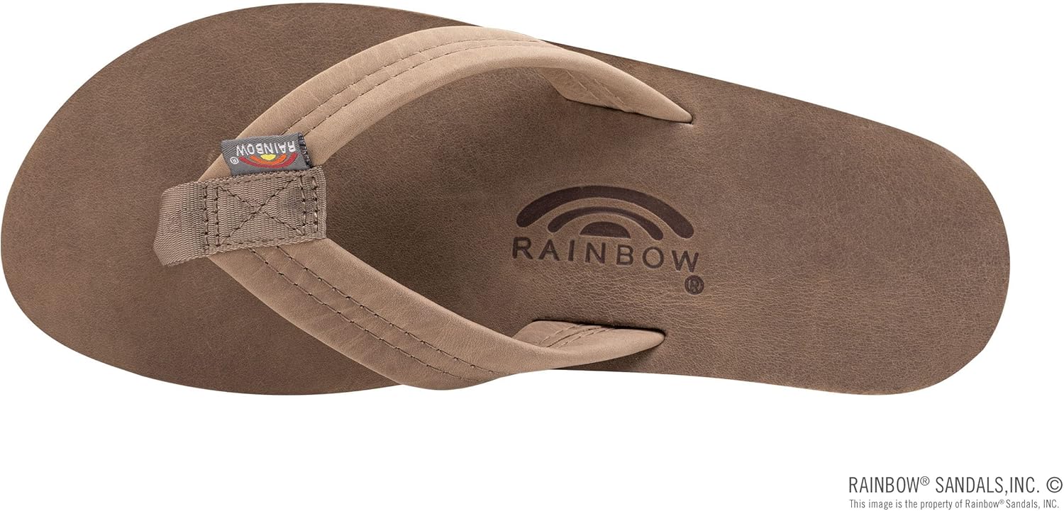 Мужские сандалии Rainbow Limited Edition - однослойный широкий ремешок с индивидуальными цветами Rainbow Sandals, серый — фото 3