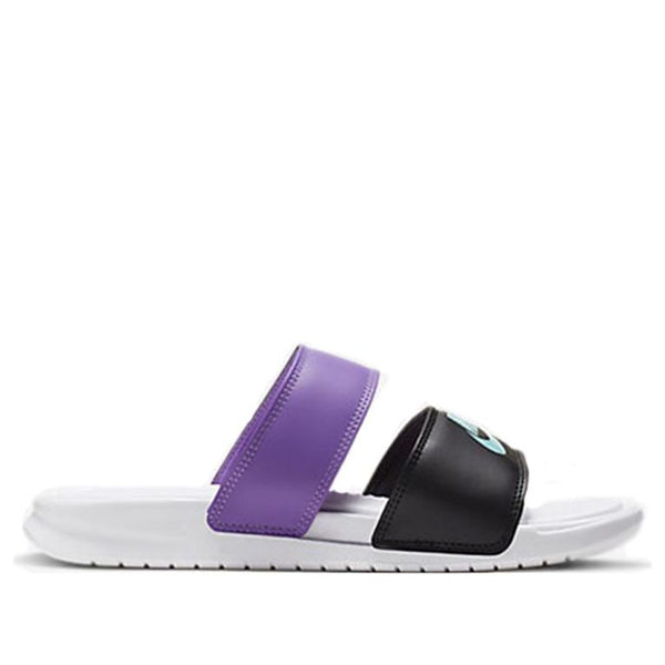 Тапочки benassi duo ultra 'white' Nike, белый — фото 2