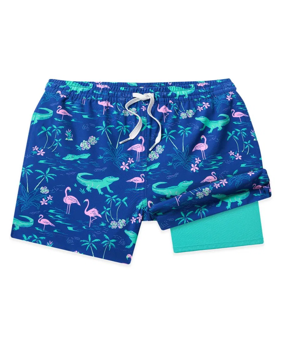 Плавки с подкладкой The Flock Parties для мальчиков 7-20 лет Chubbies, синий