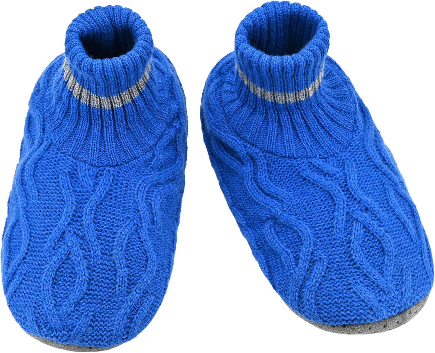 

Домашние тапочки-носки Panda Bros, мягкие, уютные, толстые, с противоскользящей подошвой, для мужчин, синий